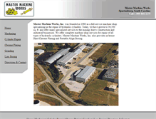 Tablet Screenshot of mastermachineworks.net